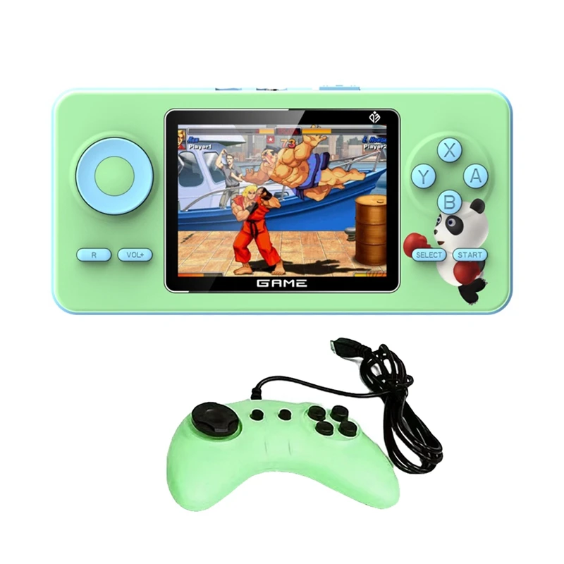 520 Games Video Game Console Retro Game Controller 2.4-Inch Screen Handheld Game Player Two-Person Mode