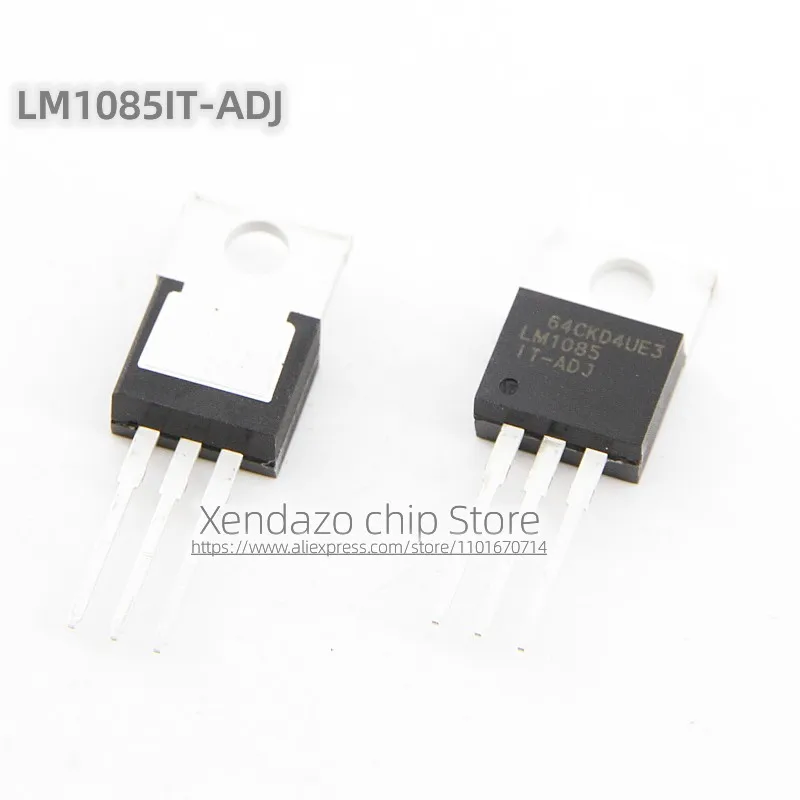 10pcs/lot LM1085IT-ADJ LM1085 IT-ADJ TO-220 package Original genuine Voltage regulator chip