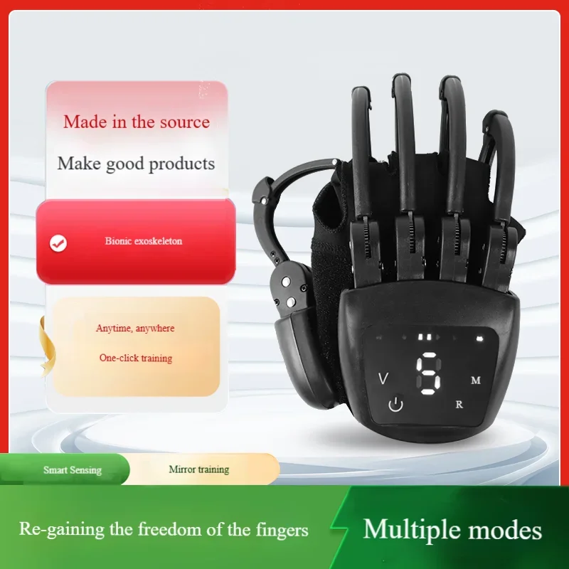 

Rehabilitation Robot Gloves Intelligent USB Powered Hand Exoskeleton For Stroke Hemiplegia Hand Function Recovery Training