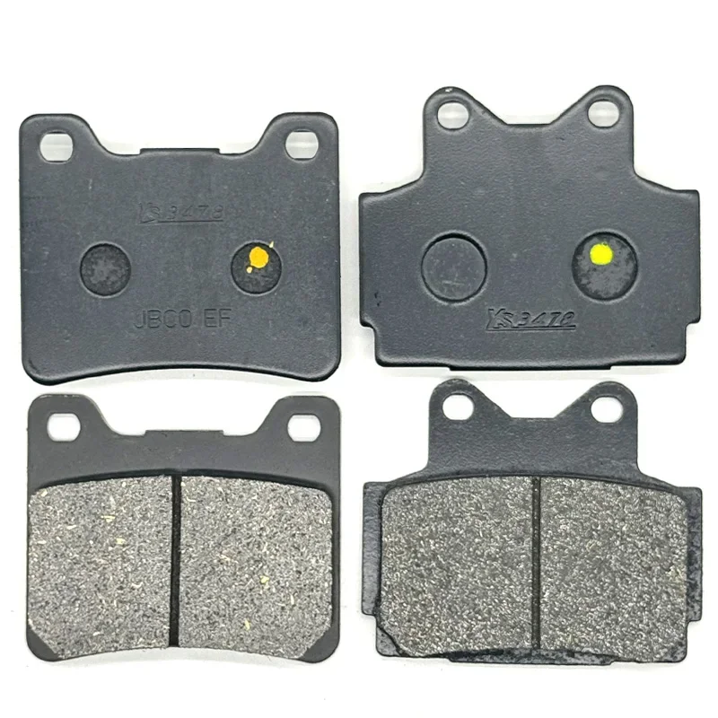 Motorcycle Front Rear Brake Pads For YAMAHA TZ125 1989-1992 TZR125 1990-1992 SRX250 1988 TZ TZR 125 SRX 250