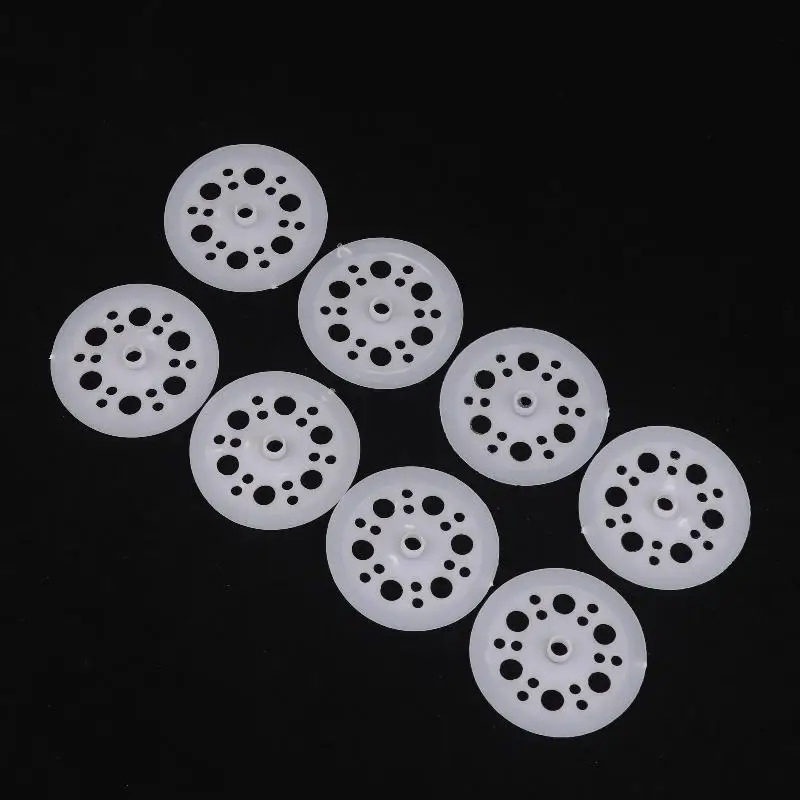 50/100 Stück 45 mm Kunststoff-Unterlegscheiben, Belastungsverteiler, Polypropylen-Unterlegscheibe für die Befestigung von Schrauben, Isolierplatten