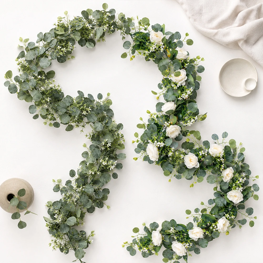 Kunstmatige Pioenbloemen Sling - Eucalyptus Preserved recensie en prijs