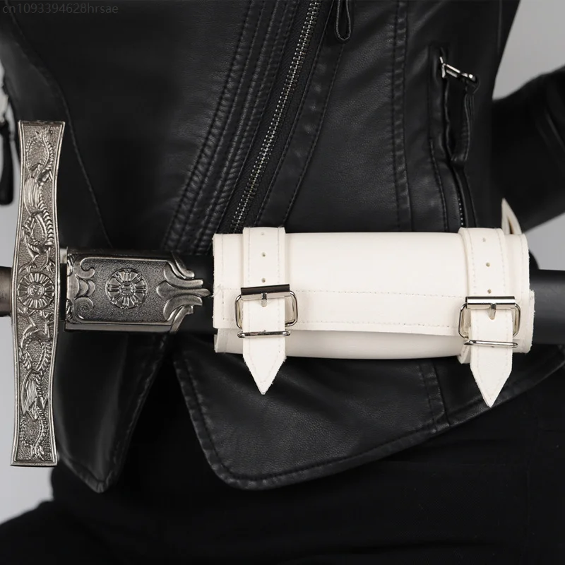 Medieval Sword Frog With Belt Waist Sheath Scabbard Warrior Armor Costume Rapier PU Leather Warrior Rapier Scabbard Holster