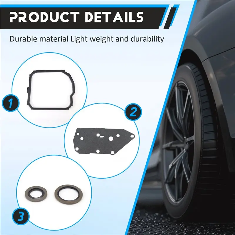 A09E-K155900A 155400 DPO AL4 Auto Transmission Master Overhaul Repair Kits Half Shaft Oil Seal For Citroen view 5