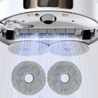 AT28-Microfiber Mop Pads For Cecotec Conga 9990 AI/ 9590/Conga 10090 AI Spin Revolution Ultra Power Home Vacuum Cleaner Parts