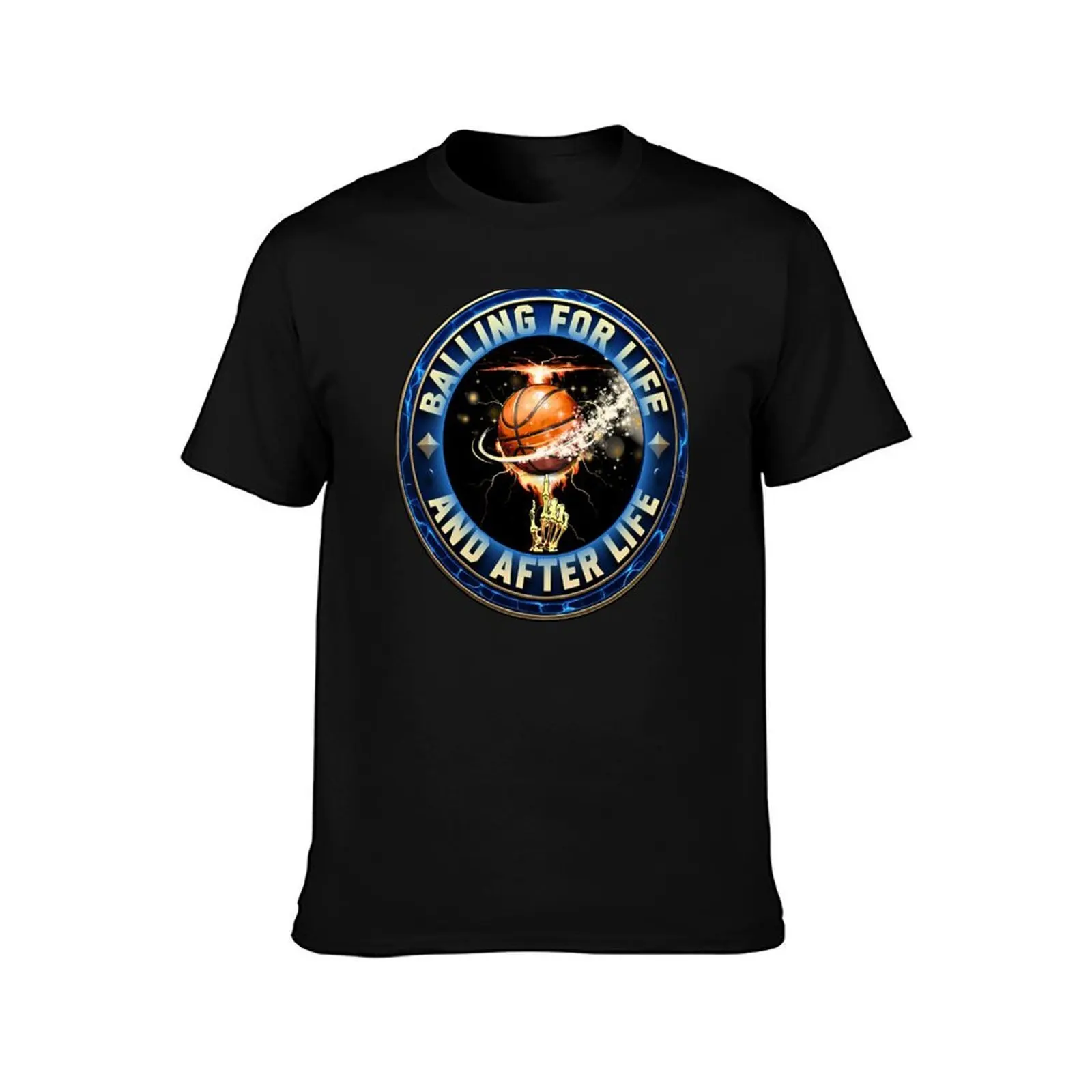 Balling - For Life And Beyond! T-Shirt Summer Casual Cotton Tee Oversized Streetwear Tops Vintage Graphic Print 100% Cotton