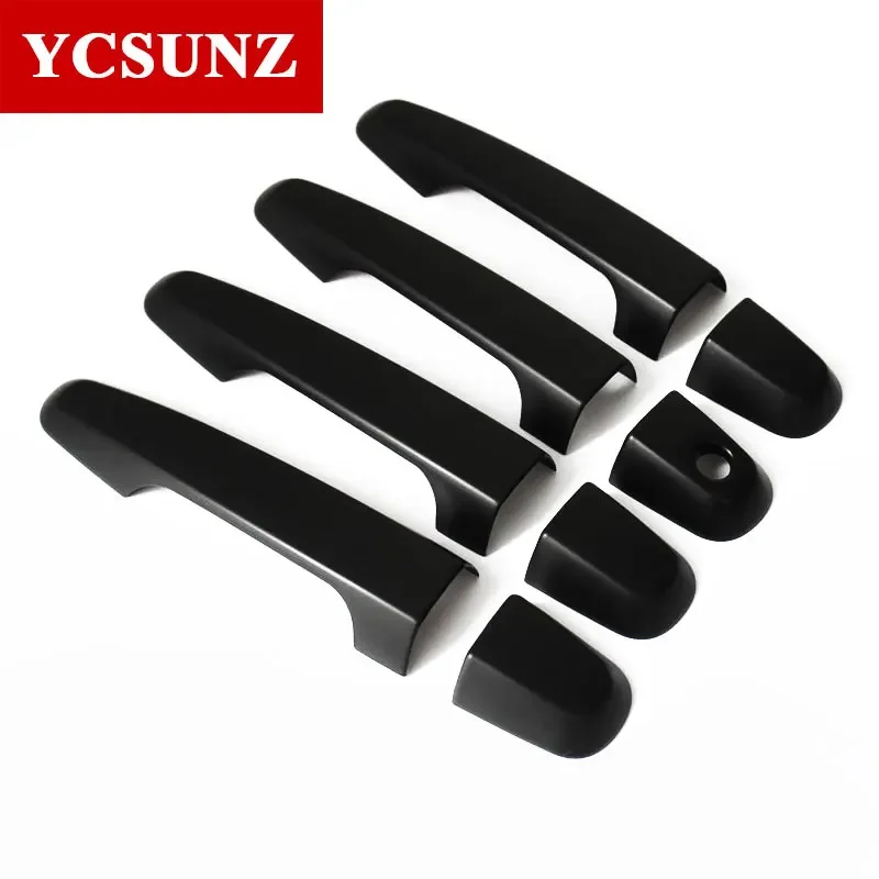 ABS Exterior Parts Door Handles Covers Accessories For Mitsubishi L200 Triton 2015-2020 Pajero Sport 2016-2019 2020 2021 Ycsunz