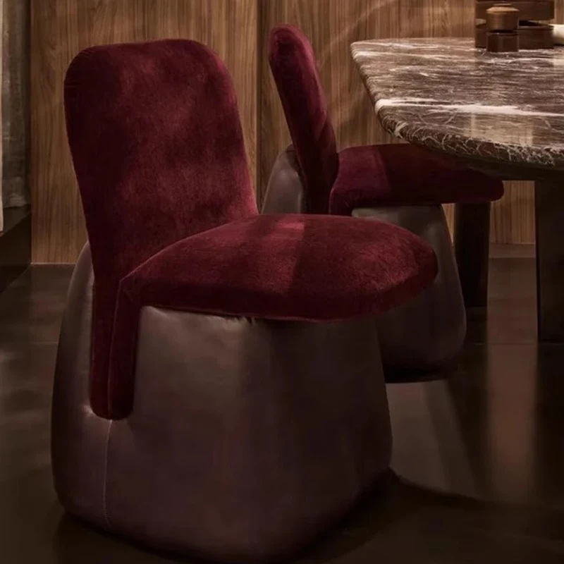 

Nordic Mobile Dining Chairs Wedding Stoot Restaurant Party Luxury Living Room Dining Chairs Designer Sillas Kitchen Furniture