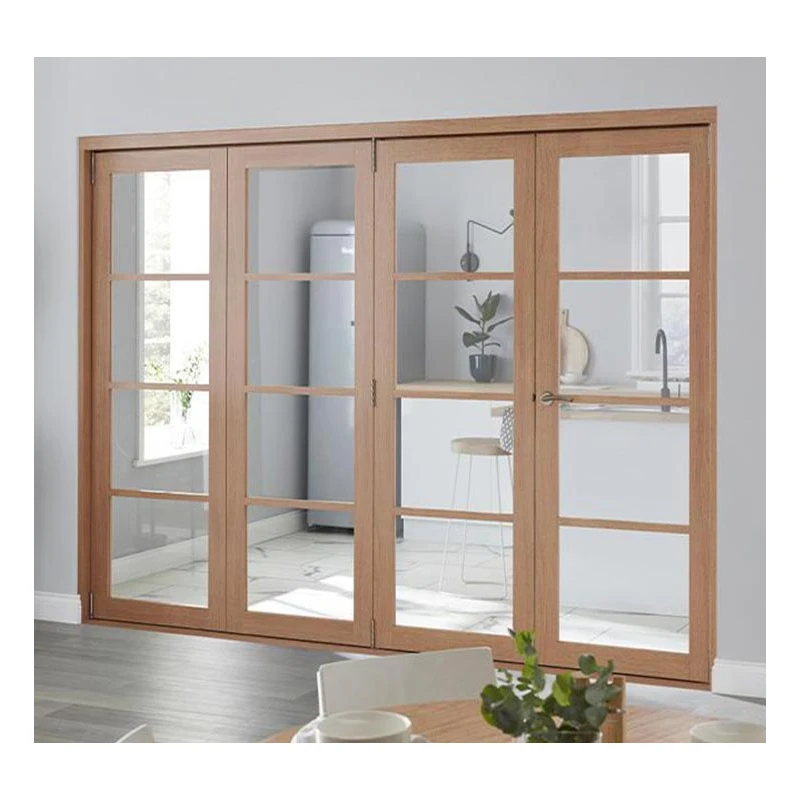 Hihaus New Timber Bifold Room Divider Interior Folding Wooden Sliding Partition Door