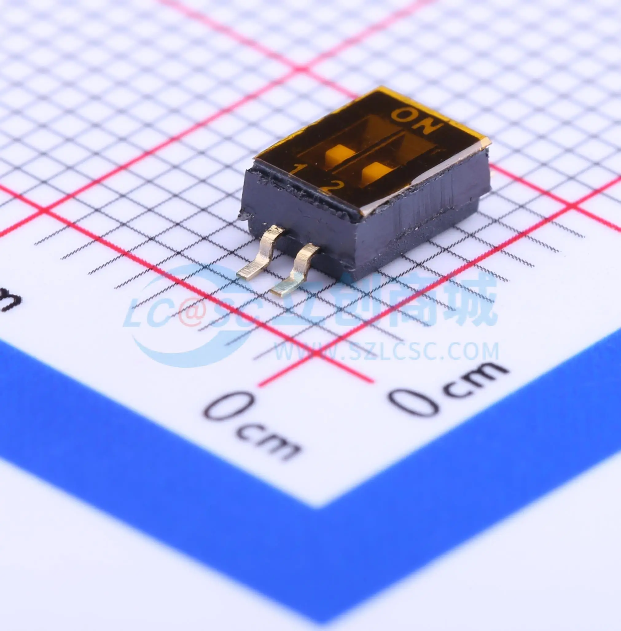 17 шт. EP-02KS SMD P 1,27 мм SPST 2 1,27 мм DIP-переключатель