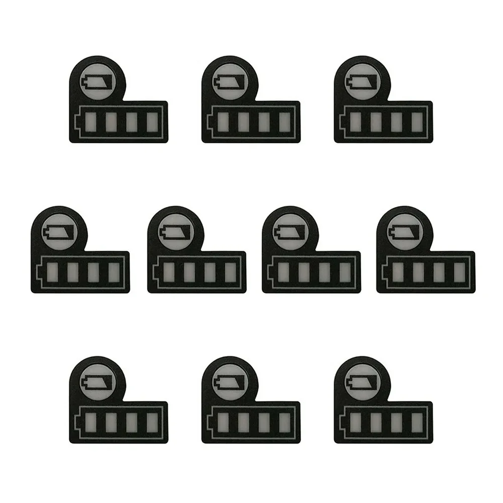 Imagem -06 - Capacidade da Bateria Luz Led Adesivo Botão Etiqueta Decalque Bateria de Lítio Bl1830 Bl1430 Aaaaaa 18v 14.4v 10 Pcs