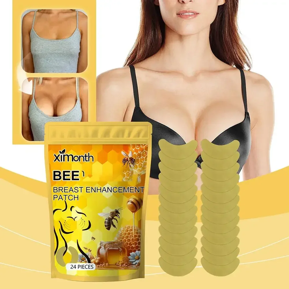 Bee Breast Patch Women's Breast Care Stimulates Collagen Production of Natural Ingredients Breast Enhancement Beauty Health