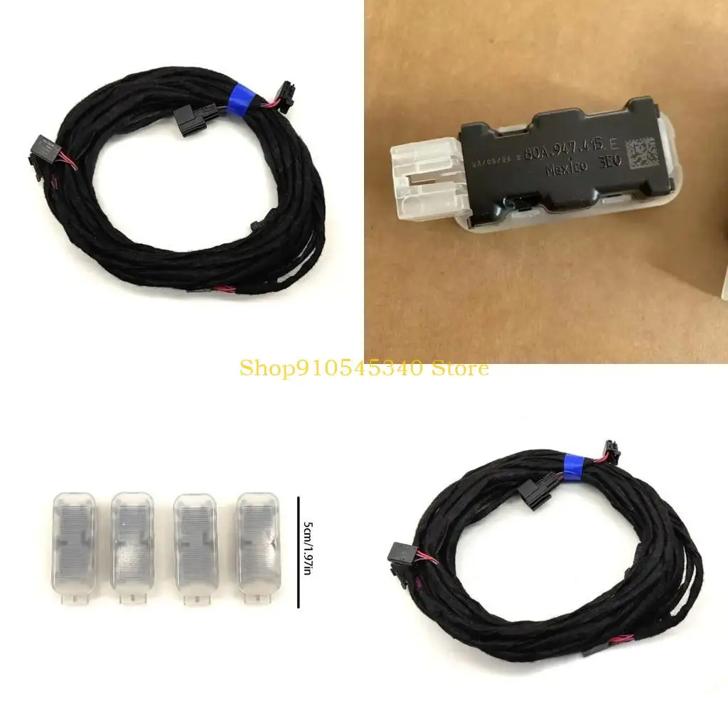 U2JA 80A947415E Auto On Off LED Car Foot Light For B9.5 C8 Energy Saving