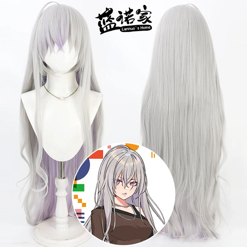 

Anime The Idolmaster Tsukihana Shirakusa Cosplay Wig Halloween Carnival Party Props Synthetic Hair + Wig Cap