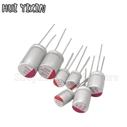 Polymer Solid Capacitor 6.3V 10V 16V 25V 35V 50V 100V 4.7uF 10uF 22uF 33uF 47uF 68uF 100uF 220uF 270uF 330uF 470uF 1500uF 2200uF