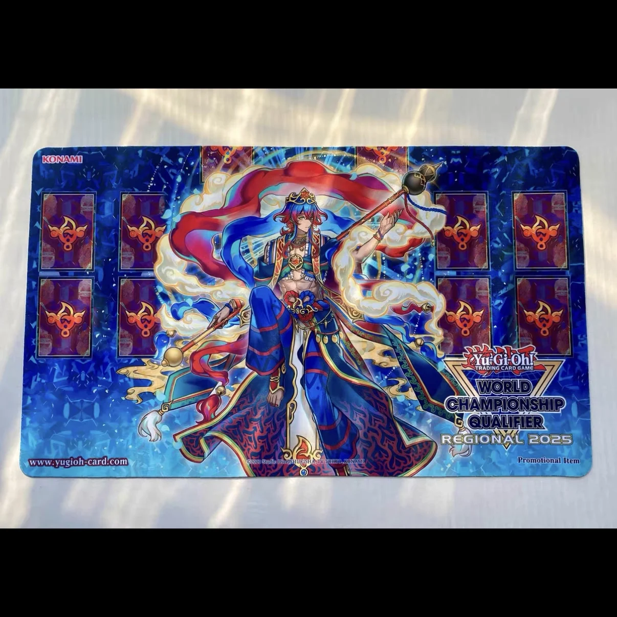 Yu-Gi-Oh! Radiant Typhoon Swen Trading Card Playmat 600x350mm Radiant Typhoon Vision 2mmNoSeamEdge Single Rubber Card Mat Toy