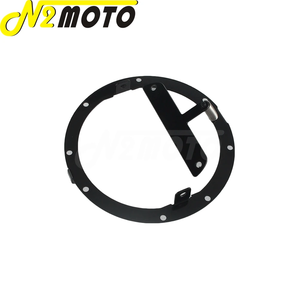 7 inch Headlamps Round Bracket Kit For Baja Designs LP6 For Harley Touring Tri Glide CVO Street Glide FLHXSE FLHXS 1999-Later view 4