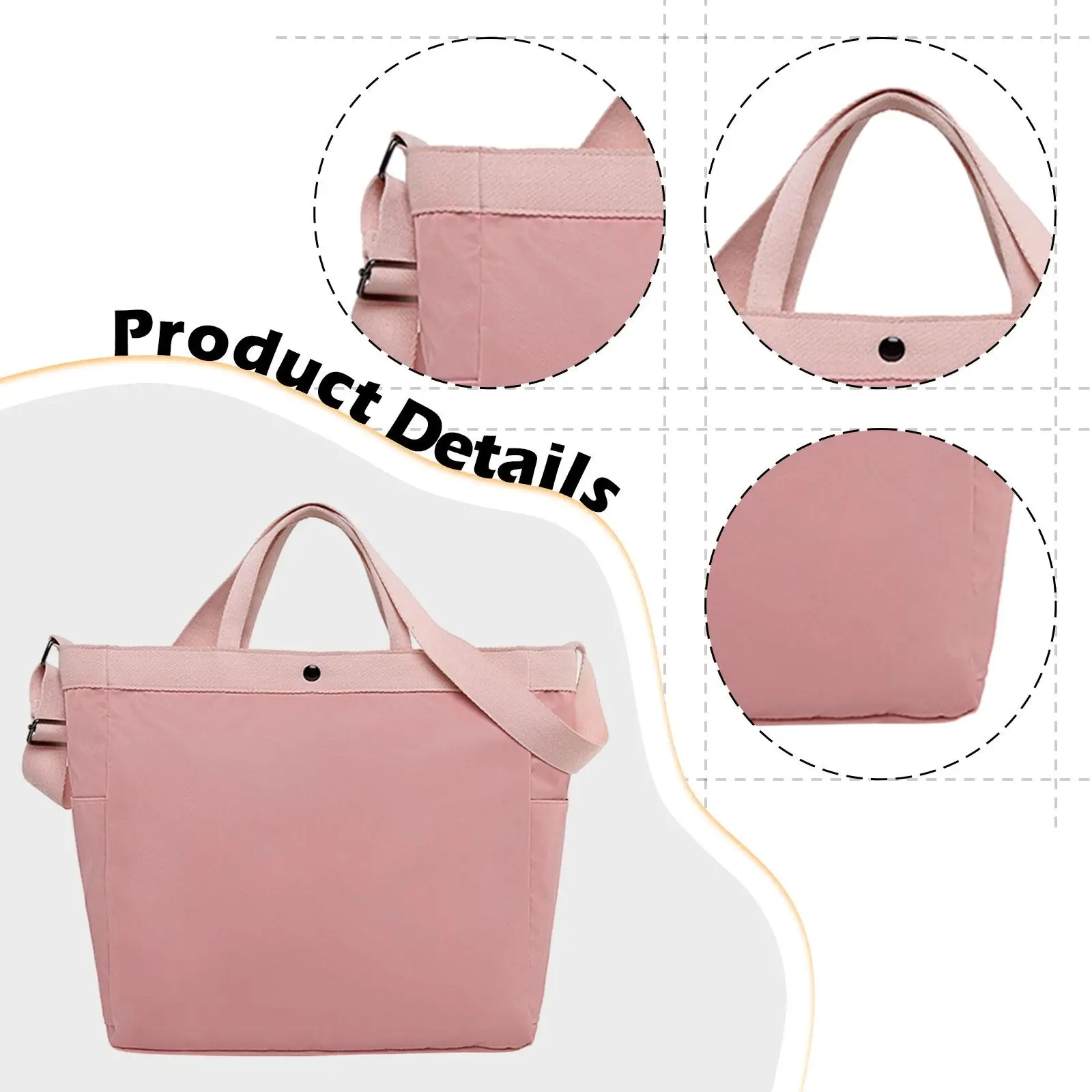 Versatile Travel Duffel Bag for Women Multi Carry Handheld Shoulder Crossbody Sports Luggage Bag for Yoga Fitness