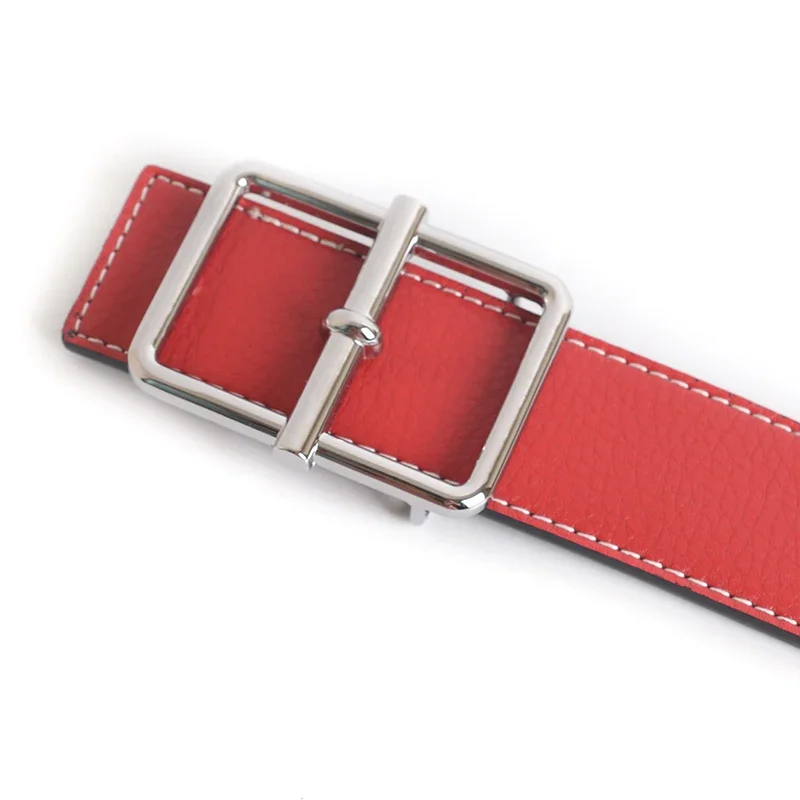 2024 Business Luxury Designer Brand Pin Buckle Belt Men High Quality Women Genuine Real Leather Dress Strap for Jeans Waistband