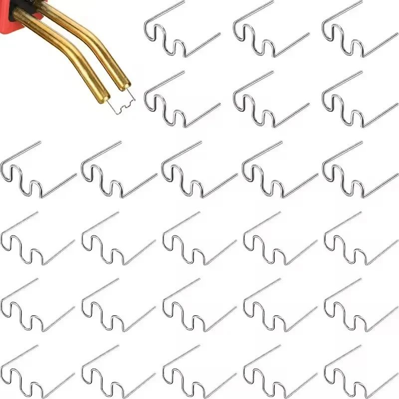 

500PCS Hot Stapler Staples For Plastic Welder Plastic Repair Standard Pre Cut Wave Staples Welding Bumper Car Bumper Repair
