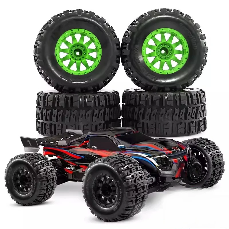 1/12 XS FLUX Youdi V3 Mini XRT Maxx Universal RC Car Tires Shock-absorbing Monster Truck Upgrade and Modification Parts