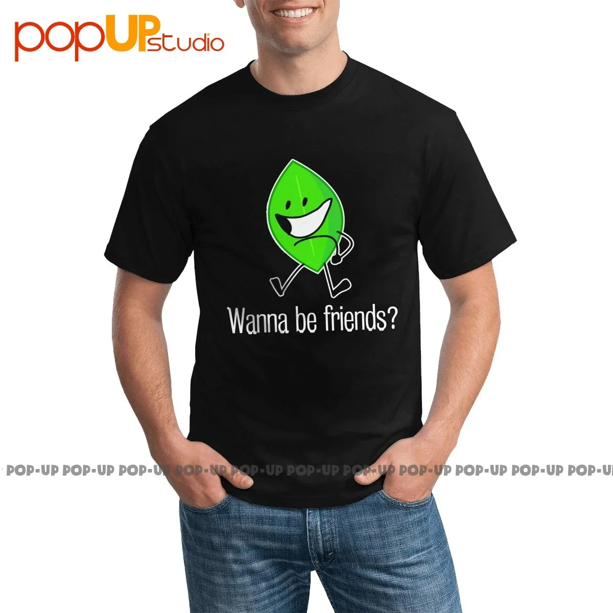 Top Bfdi Battle For Dream Island Leafy T-shirt Daily Fashion All-Match Tee Shirt