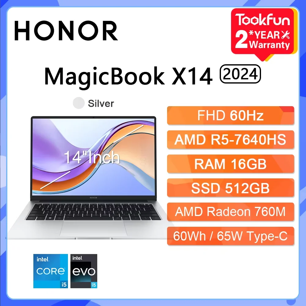 คอมพิวเตอร์ Honor รุ่น MagicBook X14 Pro 2024 คือคำตอบสำหรับผู้ใช้งานที่ต้องการประสิทธิภาพสูงในราคาที่คุ้มค่า
