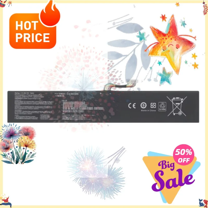 15.2V 57Wh Battery For ASUS ROG ALLY Gaming Handheld Series Of RC71L/PC71L Expand Mod C41N2208