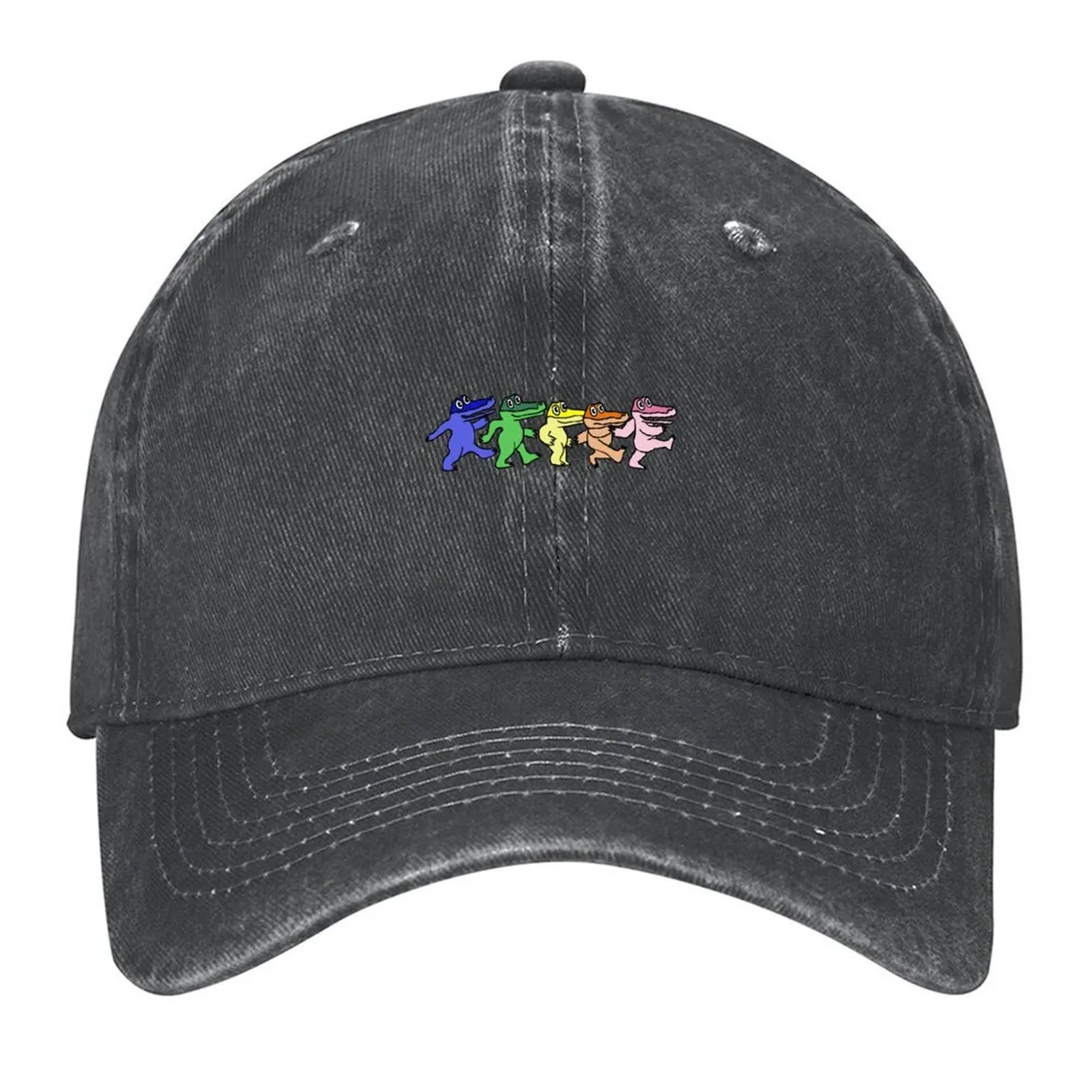 

King Gizzard and the Lizard Wizard Dancing Gators Baseball Cap Mountaineering Snapback Cap fashionable Golf Boy Child Women's