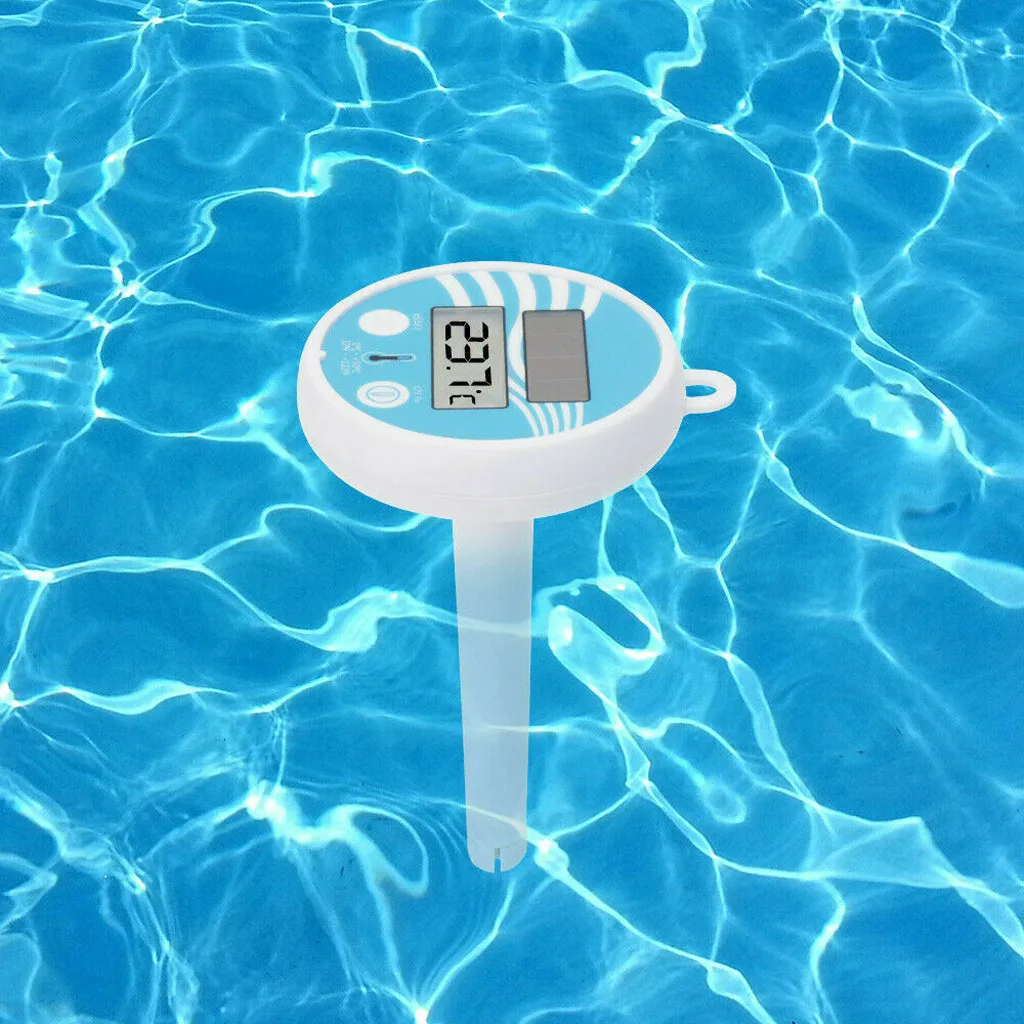 Floating Solar Temperature and Humidity Thermometer Bathroom Swimming Pool Thermometer Tool