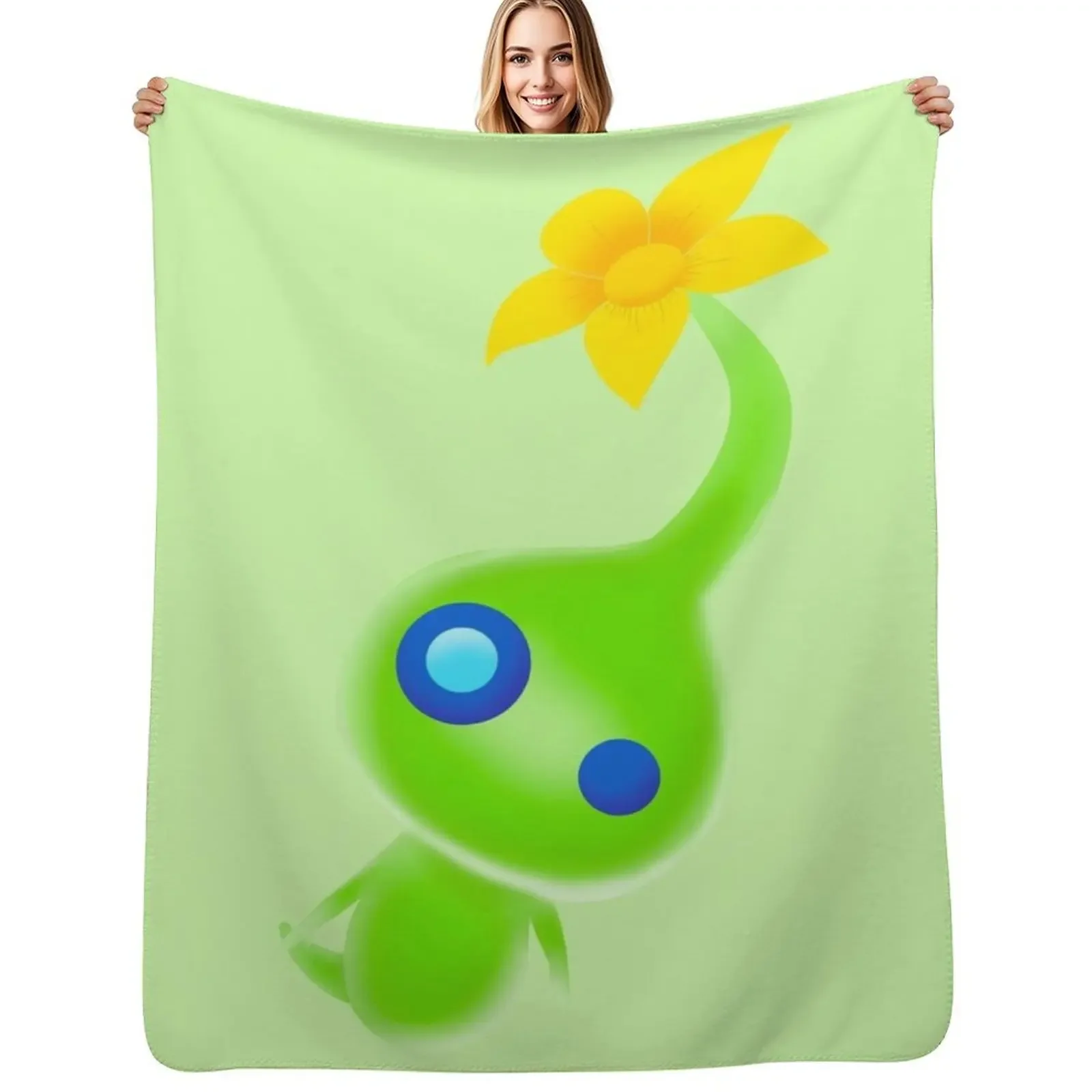 

Glow Pikmin Throw Blanket Beautifuls Decorative Sofas Sofa Throw Blanket