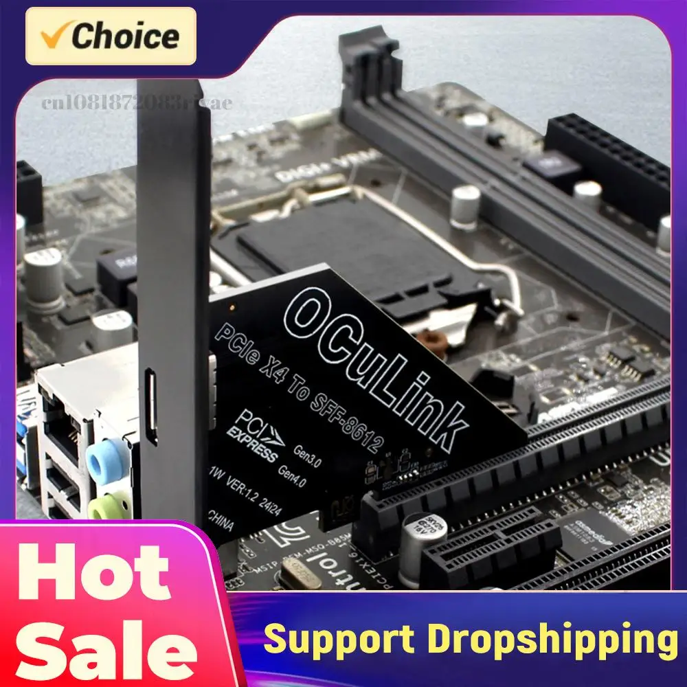 

Адаптер-карта PCIe для SFF-8611 и SFF-8612, внешний адаптер PCI Express для SFF-8612, Oculink SFF-8612