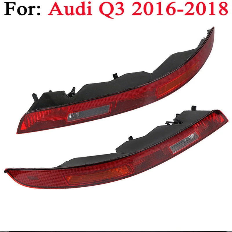 1 Pair 8U0945096B 8U0945095B 8UD945095B 8UD945096B Red Car Tail Light Tail Light With Bulbs For Q3 16-18