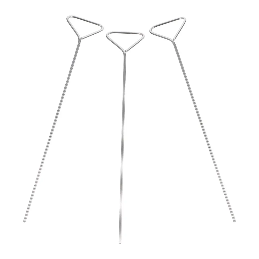 

3pcs Stainless Steel Coating Rod Triangle Scraper Cell for Petri Dishes Lab Experiment Tools Wide