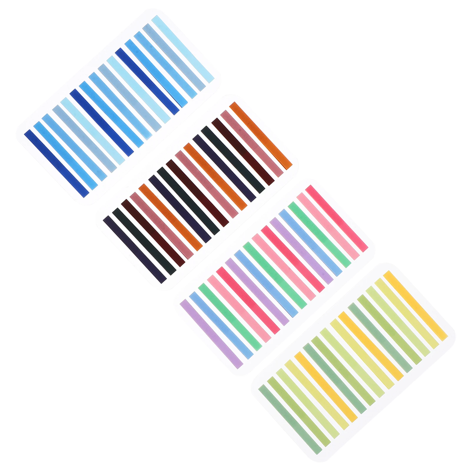 

Ultrathin Long Strip Index Tabs Notebooks Bookmark Supplies Adhesive Booktabs Colored Stickers Reading Markers Writable Pages