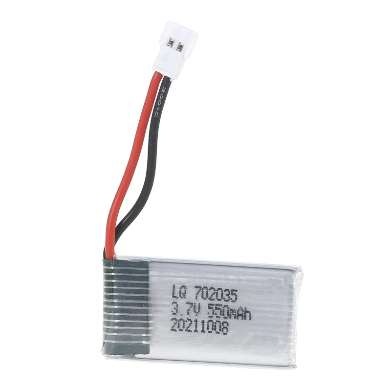 2022 New 3.7V 550mAh Lipo Battery 702035 for Hubsan X4 H107 H107L H107D MJXRC DFD F180