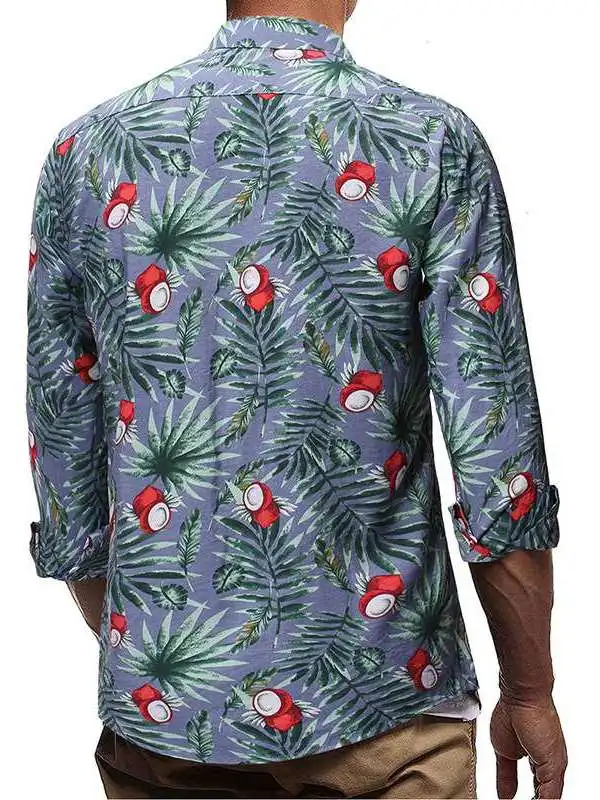 

Summer New Men's Fashion Casual Long Sleeve Shirt Tide 7010 PU Leather Thickened Unisex Inner Wear CleanFit Style All Seasons