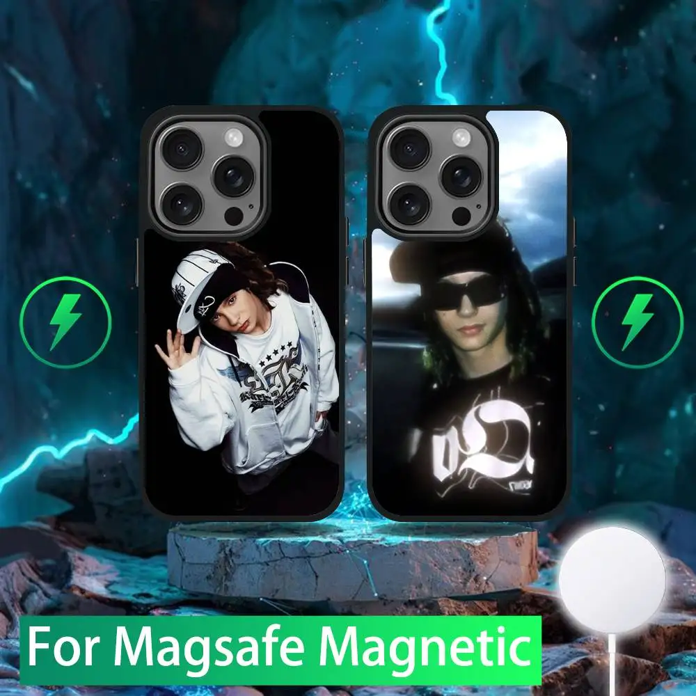

Tom K-Kaulitz Phone Case For iPhone 16,15,14,13,12,11,Pro,Max,Plus,Mini,SE New Magsafe Magnetic Wireless Charging