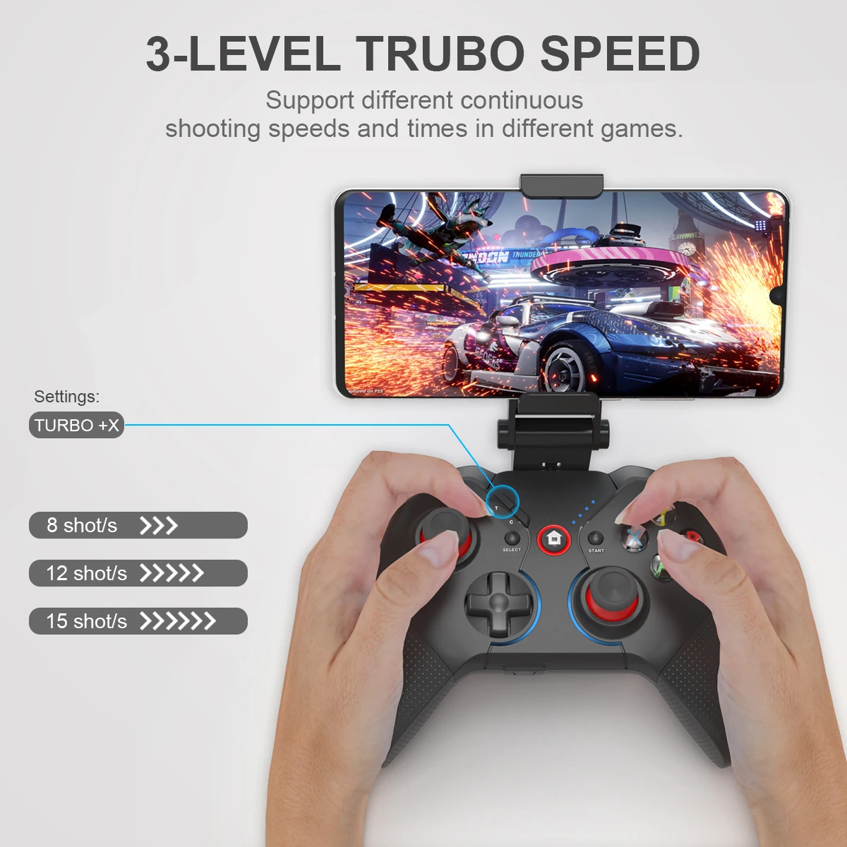 For Switch PS4 PC Console Controller Portable Wireless Bluetooth Game Controller For Phone IOS Android Switch Accessories