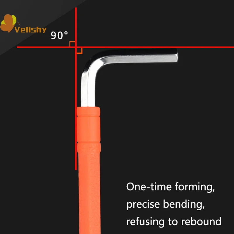 ألين مفتاح مجموعة L وجع عدة ل ألين المسمار 9 قطعة الذراع الطويلة عرافة مفتاح مجموعة 1.5 مللي متر إلى 10 مللي متر مسدس المفك أدوات يدوية لإصلاح الدراجة #1