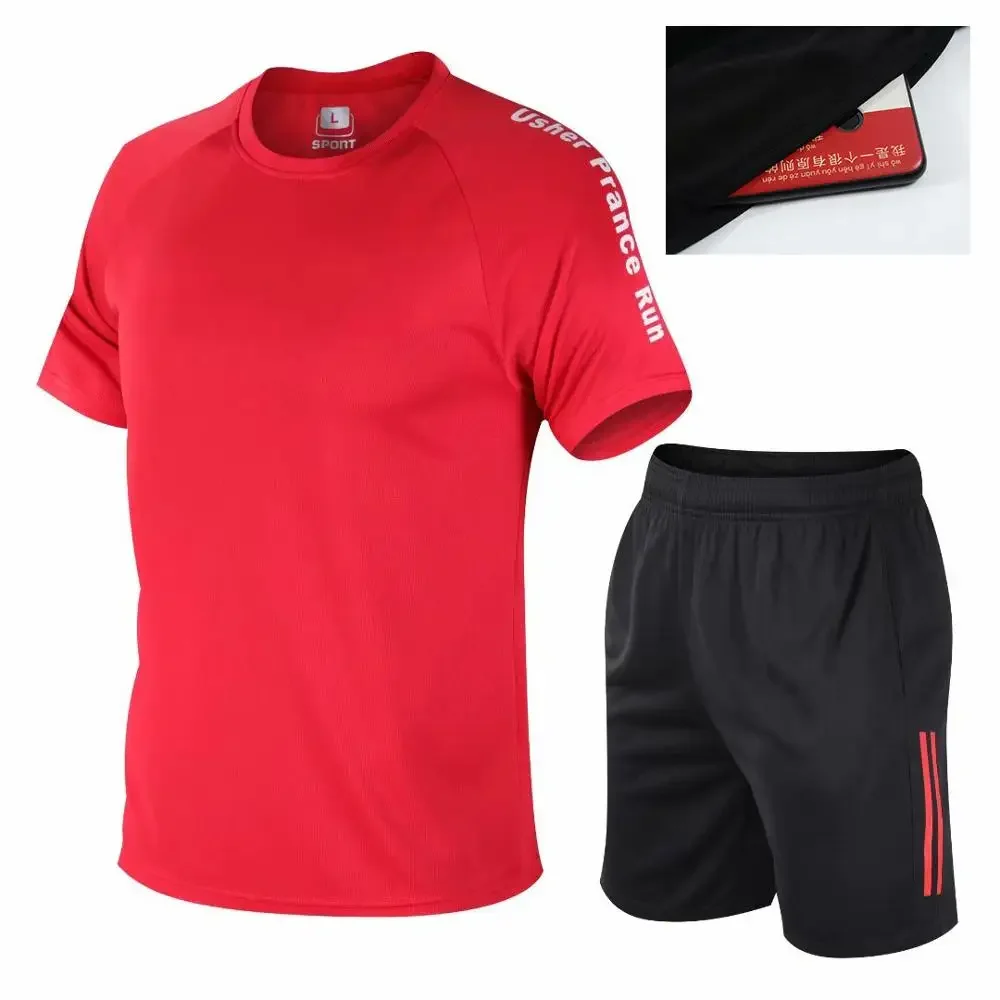 Maglietta da corsa 5XL Maglietta sportiva da palestra Maglietta da calcio a maniche corte da basket Maglietta da tennis Set sportivo fitness ad