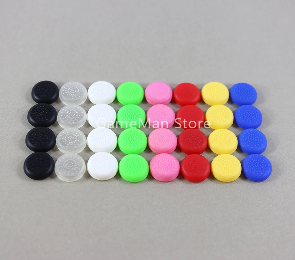 200 قطعة/الوحدة 8 ألوان بولي TPU الإبهام عصا التحكم قبضة غطاء تغليف ل PS4 PS5 XBOX360 PS3 XBOX سلسلة واحدة تحكم