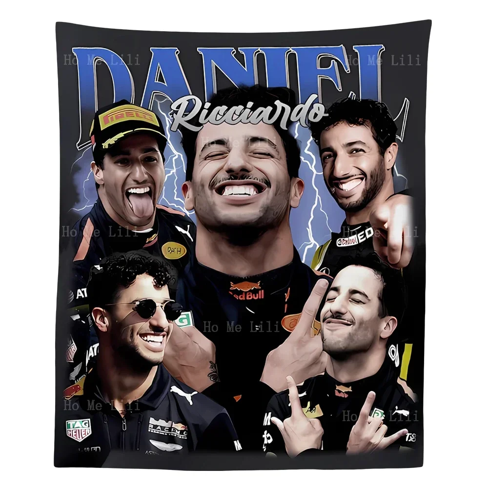 Daniel Ricciardo Classic Poster Tapestry Wall Hanging Decor For Bedroom Living Room Dorm