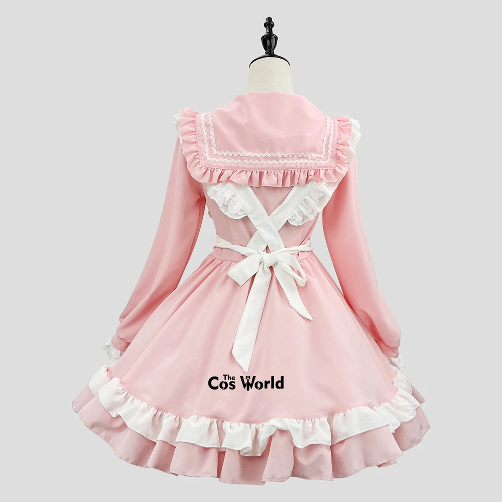 Delantal de Lolita japonés S-5XL, vestido de sirvienta JK, uniforme escolar, trajes de Anime, disfraz de Cosplay