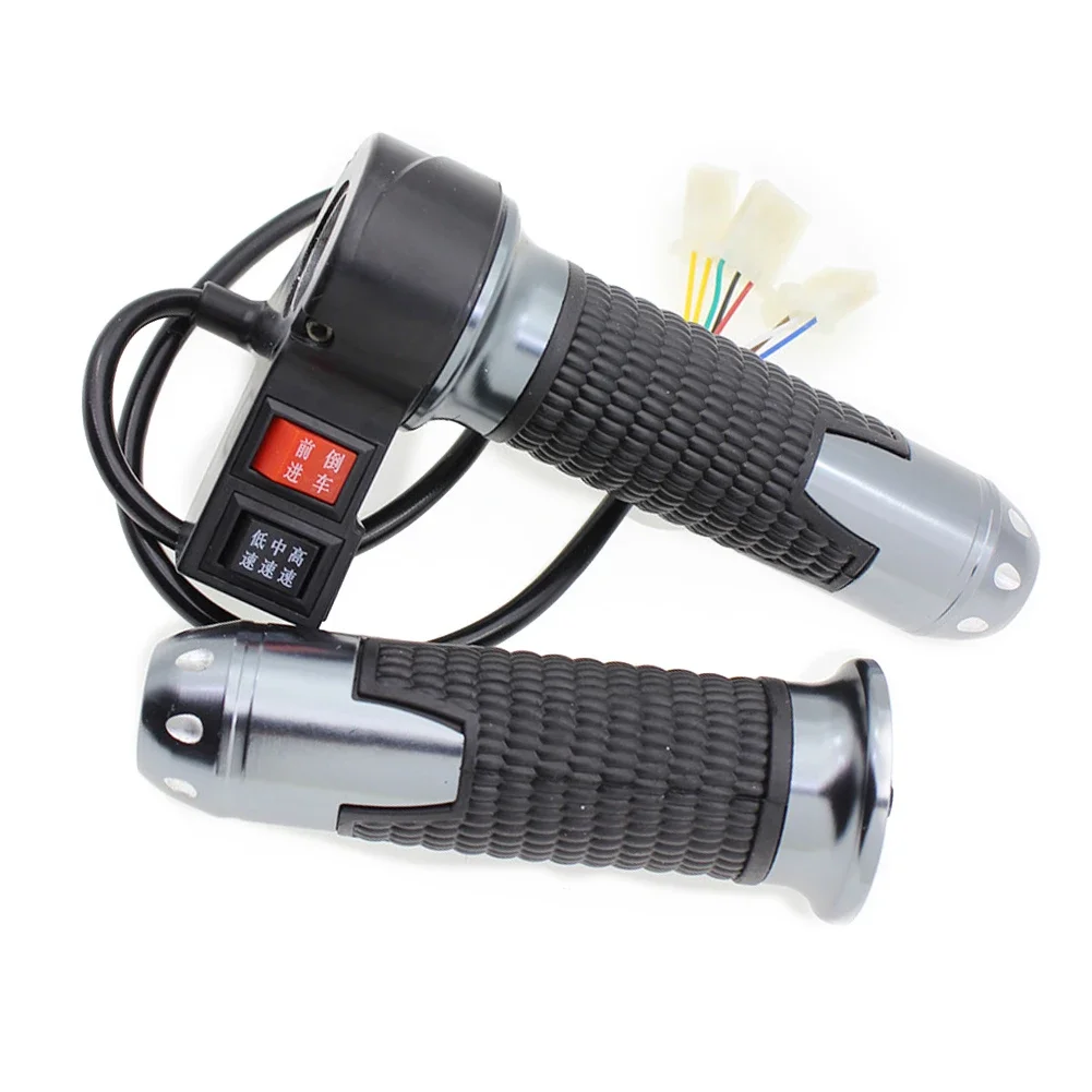 

Для электромобиля, черный, как на картинках, 3-скоростной реверсивный дроссель, качественная ручка для электрического велосипеда, аккумуляторный ускоритель