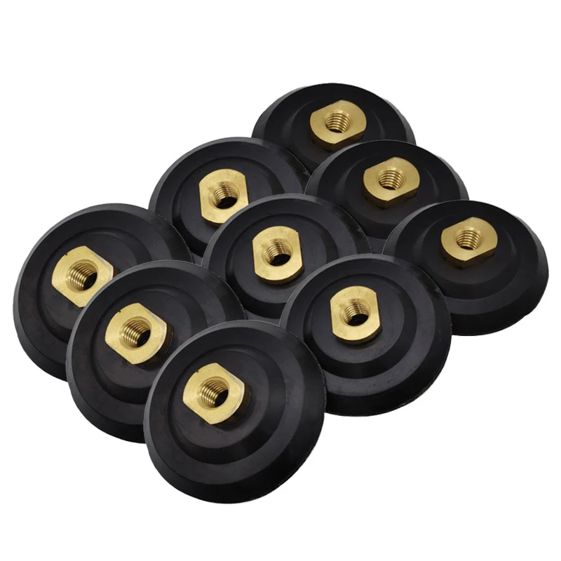 

1 шт. 3-дюймовая 4-дюймовая резиновая подкладка для алмазной полировальной подушечки, петля с крючком для шлифовального диска, держатель для полировки, адаптер