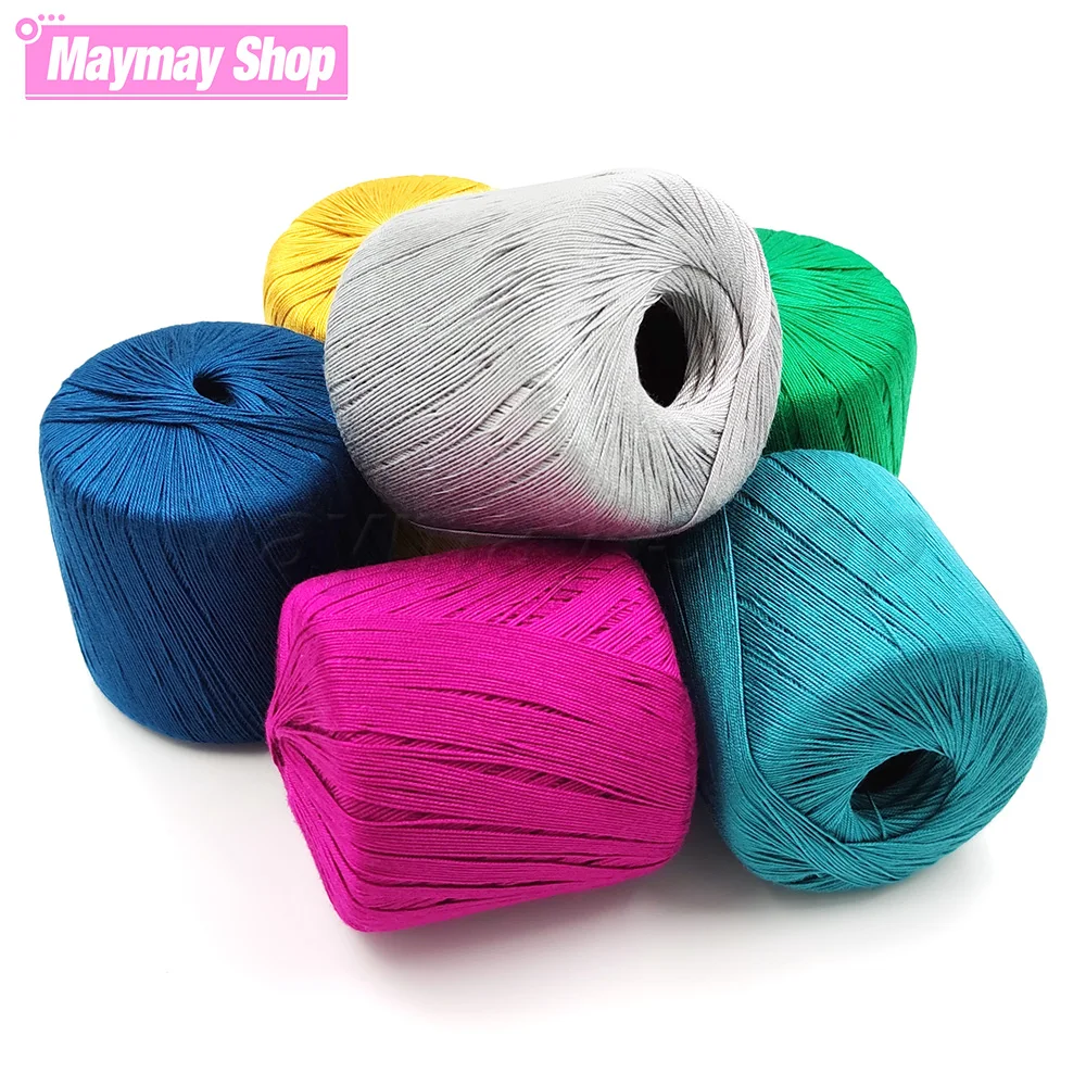 

50g Lace Yarn Soft Crocheting Knitting Thread For Handmade Craft DIY Supplies Sweater Handbag Scarves Shawls Hats Making