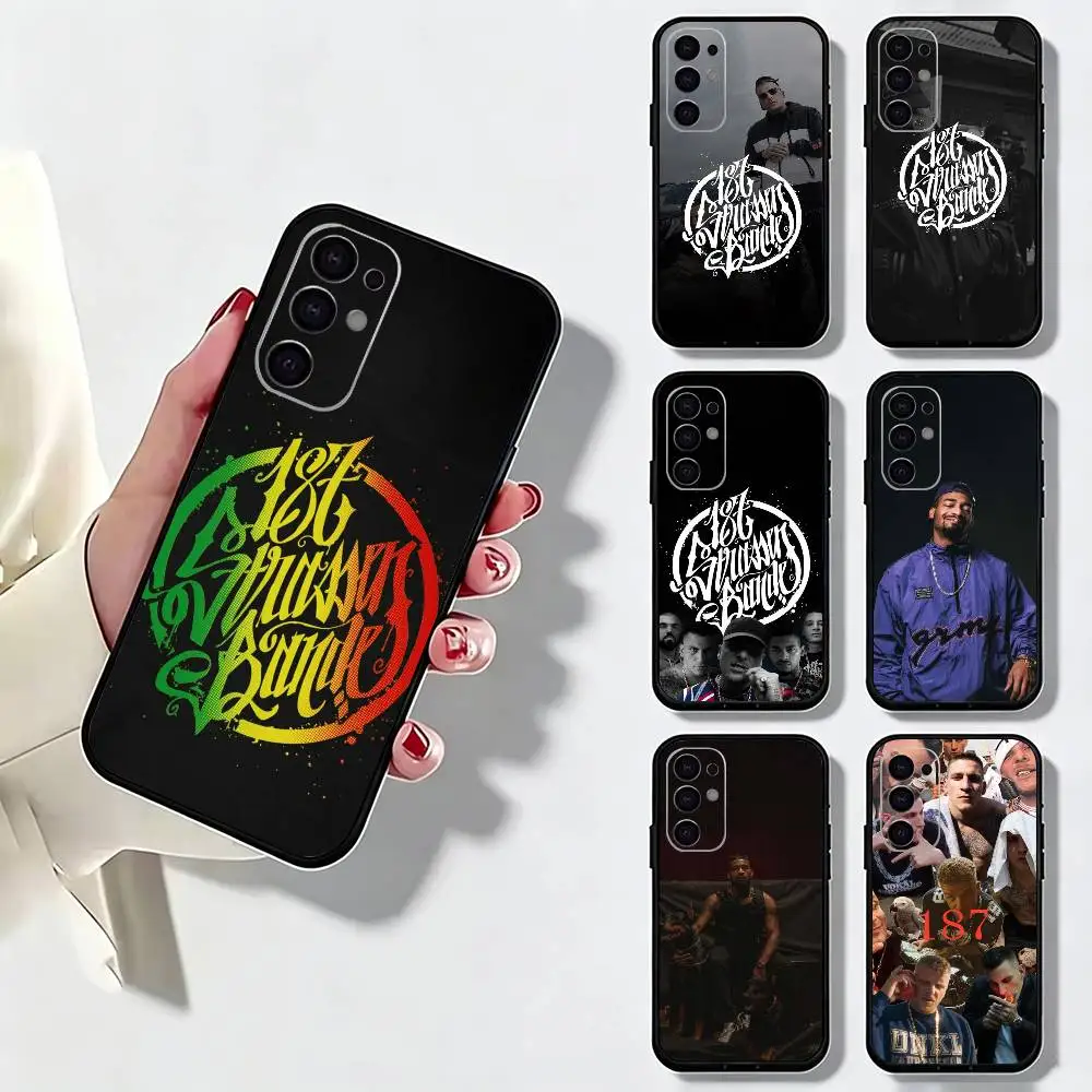 S-Strassenbande 187 M-Music Phone Case For Samsung S25,S24,S21,S22,S23,S30,Ultra,S20,Plus,Fe,Soft Silicone Black Cover