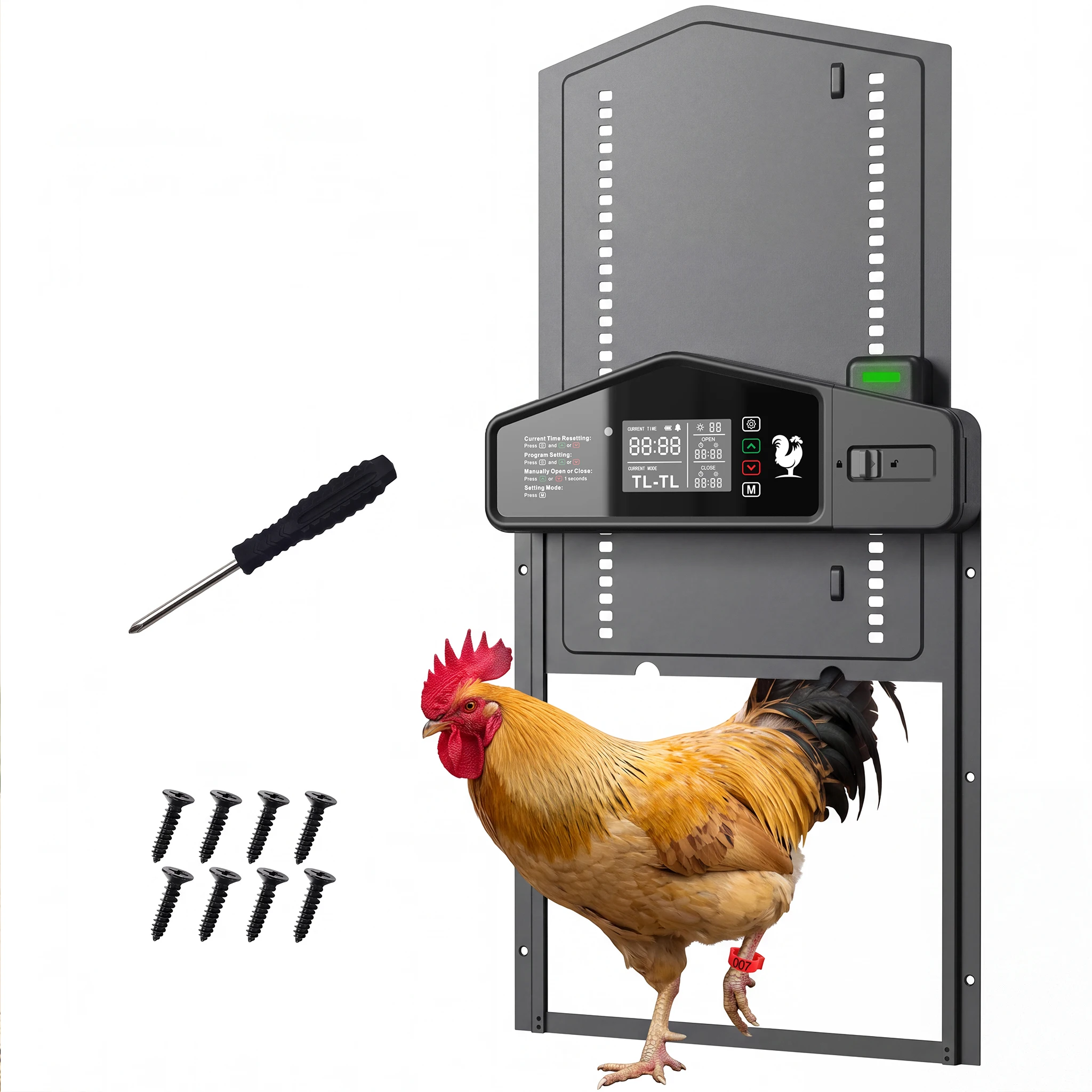 puerta-automatica-para-gallinero-version-con-pilas-sin-pilas-incluidas-apertura-y-cierre-programados-interruptor-de-control-con-sensor-de-luz