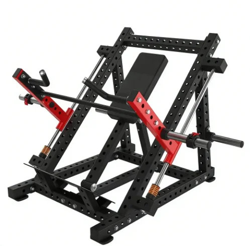 High Quality Dual Track Row Machine Plate Loaded Seated Row Iso-Lateral Back Trainer Commercial Gym Equipment